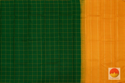 Kanchipuram Silk Saree - Handwoven Pure Silk - Pure Zari - PV SRI 188 - Archives - Silk Sari - Panjavarnam