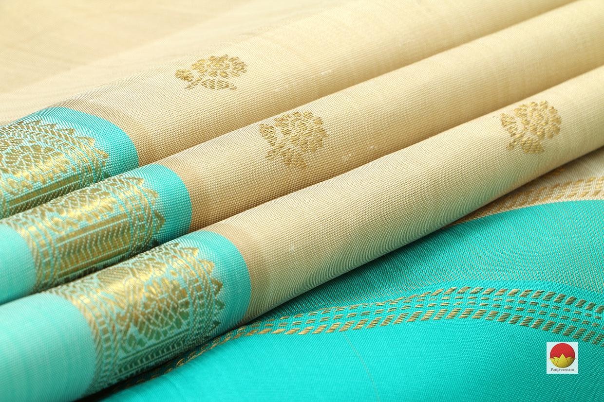 Kanchipuram Silk Saree - Handwoven Pure Silk - Pure Zari - PV SRI 2340 - Archives - Silk Sari - Panjavarnam