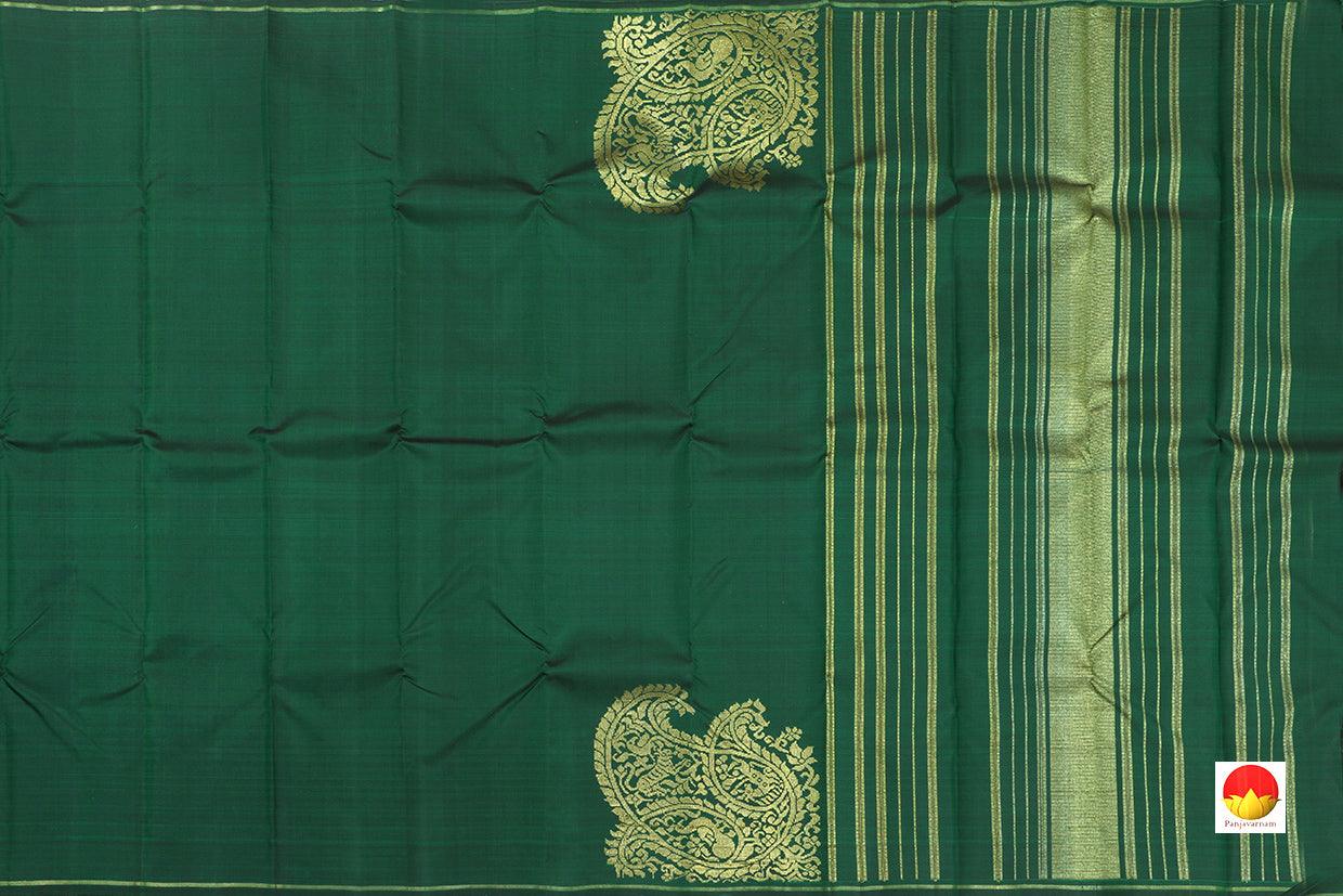 Kanchipuram Silk Saree - Handwoven Pure Silk - Pure Zari - PV SRI 2341 - Archives - Silk Sari - Panjavarnam
