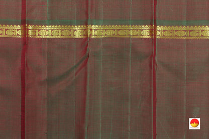 Kanchipuram Silk Saree - Handwoven Pure Silk - Pure Zari - PV SRI 2373 - Silk Sari - Panjavarnam