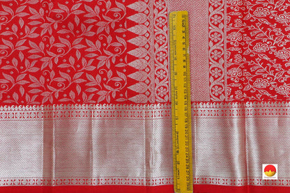 Kanchipuram Silk Saree - Handwoven Pure Silk - Pure Zari - PV SRI 2626 - Archives - Silk Sari - Panjavarnam