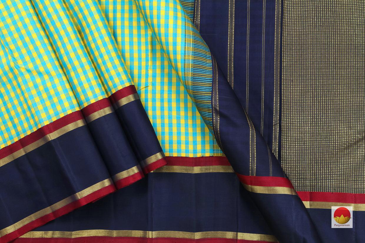 Kanchipuram Silk Saree - Handwoven Pure Silk - Pure Zari - PV SRI 29 - Archives - Silk Sari - Panjavarnam