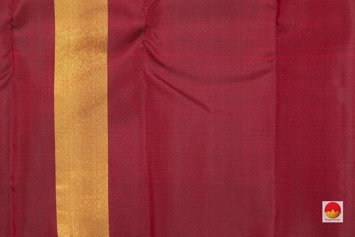 Kanchipuram Silk Saree - Handwoven Pure Silk - Pure Zari - PV SRI 3295 - Silk Sari - Panjavarnam