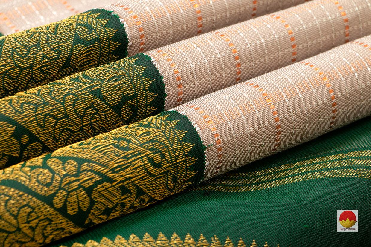 Kanchipuram Silk Saree - Handwoven Pure Silk - Pure Zari - PV SRI 3296 - Silk Sari - Panjavarnam