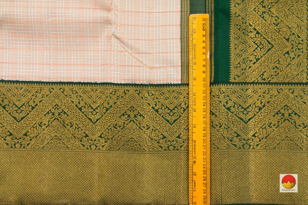 Kanchipuram Silk Saree - Handwoven Pure Silk - Pure Zari - PV SRI 3296 - Silk Sari - Panjavarnam