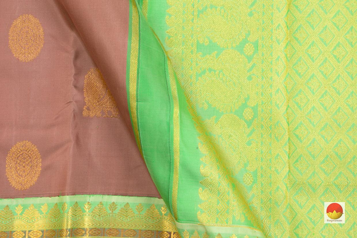 Kanchipuram Silk Saree - Handwoven Pure Silk - Pure Zari - PV SRI 3299 - Silk Sari - Panjavarnam