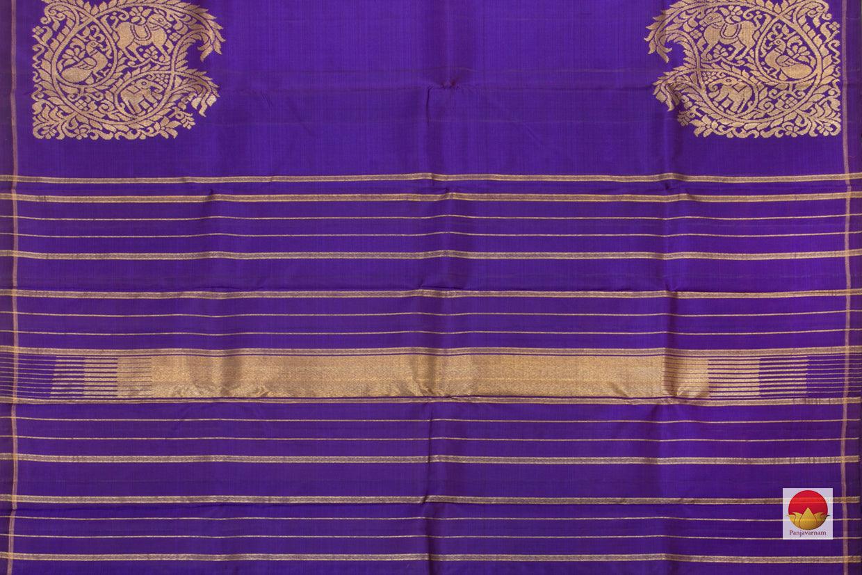 Kanchipuram Silk Saree - Handwoven Pure Silk - Pure Zari - PV SRI 3327 - Archives - Silk Sari - Panjavarnam