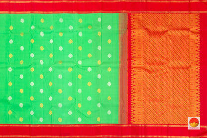 Kanchipuram Silk Saree - Handwoven Pure Silk - Pure Zari - PV SRI 3337 - Silk Sari - Panjavarnam