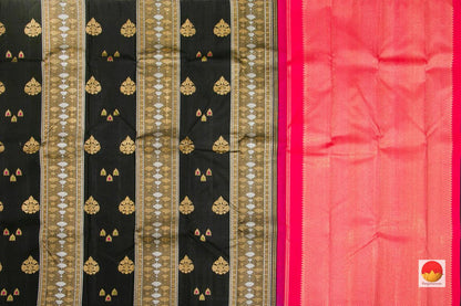 Kanchipuram Silk Saree - Handwoven Pure Silk - Pure Zari - PV SRI 3597 - Silk Sari - Panjavarnam