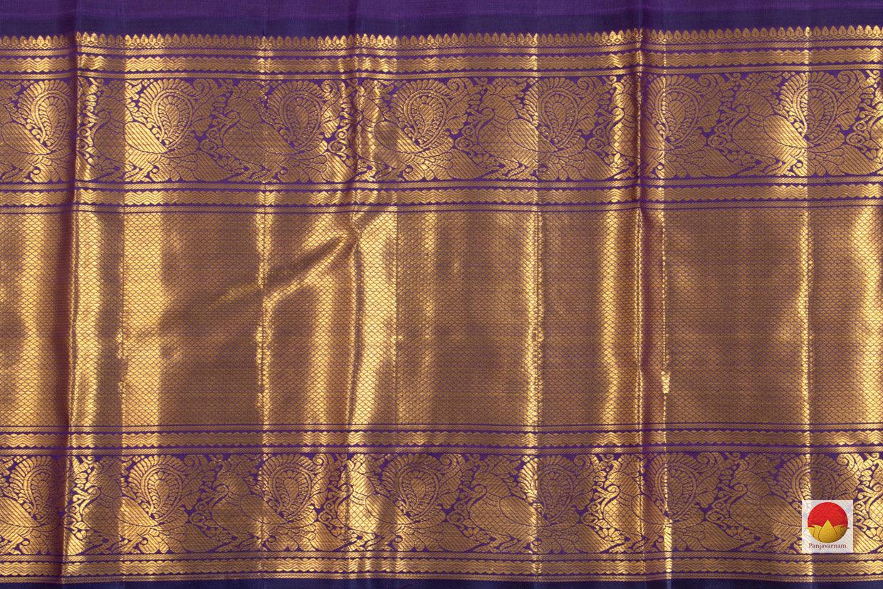 Kanchipuram Silk Saree - Handwoven Pure Silk - Pure Zari - PV SRI 3616 - Silk Sari - Panjavarnam