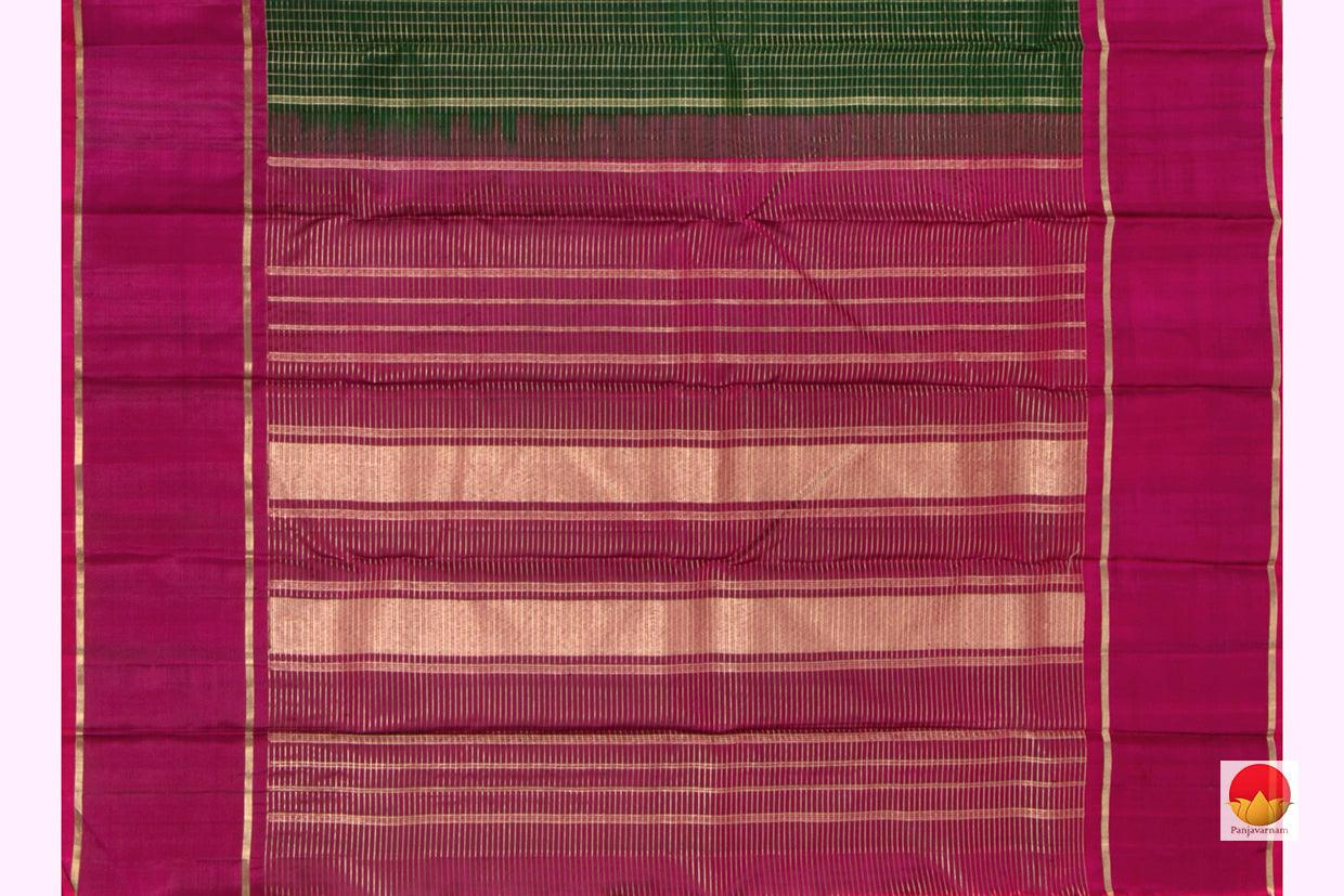 Kanchipuram Silk Saree - Handwoven Pure Silk - Pure Zari - PV SRI 3650 - Silk Sari - Panjavarnam