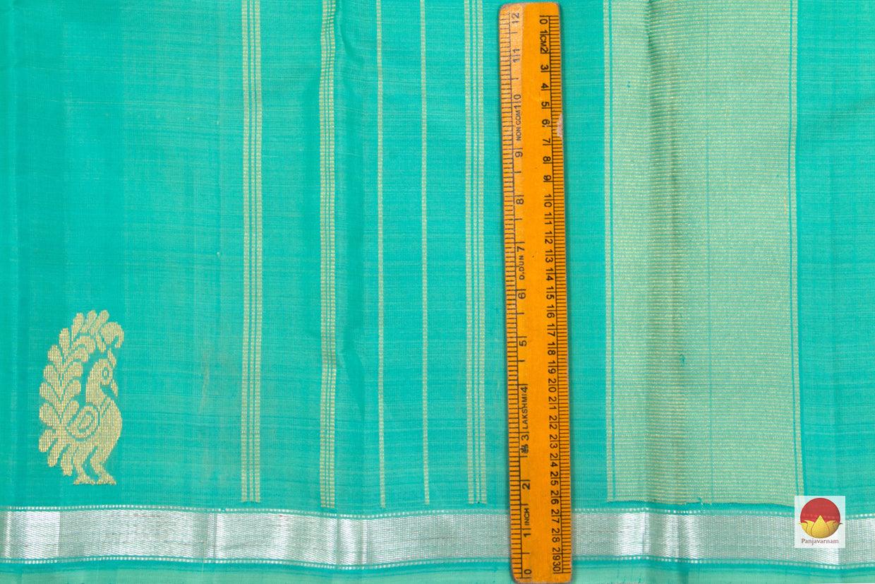 Kanchipuram Silk Saree - Handwoven Pure Silk - Pure Zari - PV SRI 3651 - Silk Sari - Panjavarnam