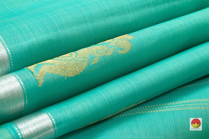 Kanchipuram Silk Saree - Handwoven Pure Silk - Pure Zari - PV SRI 3651 - Silk Sari - Panjavarnam PV SRI 3691