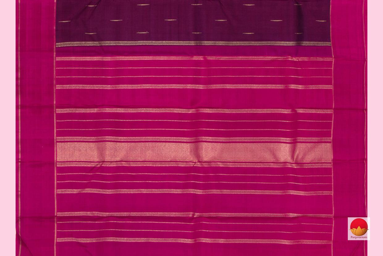 Kanchipuram Silk Saree - Handwoven Pure Silk - Pure Zari - PV SRI 3664 - Silk Sari - Panjavarnam