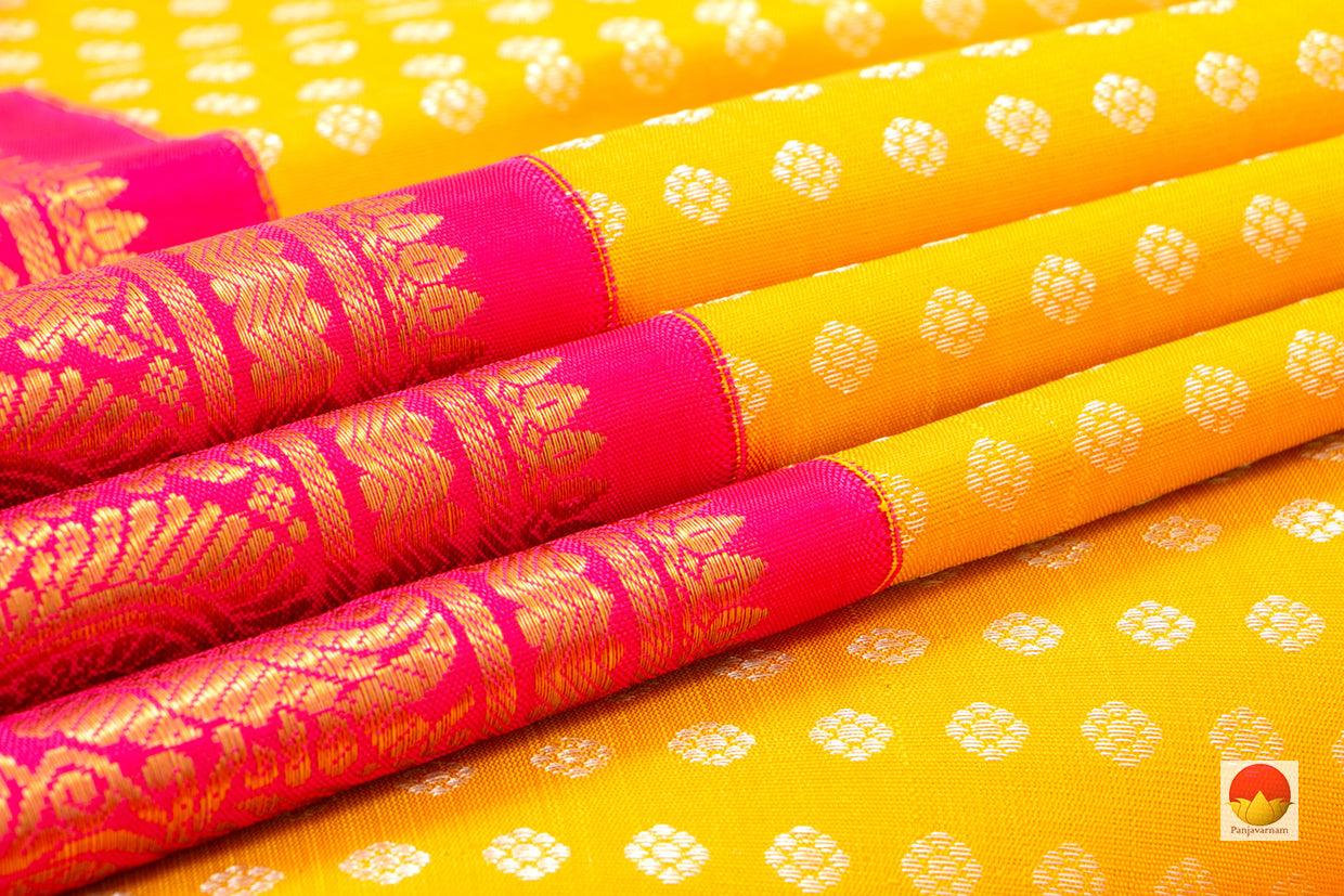 Kanchipuram Silk Saree - Handwoven Pure Silk - Pure Zari - PV SRI 4089 - Silk Sari - Panjavarnam