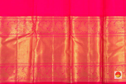 Kanchipuram Silk Saree - Handwoven Pure Silk - Pure Zari - PV SRI 4089 - Silk Sari - Panjavarnam