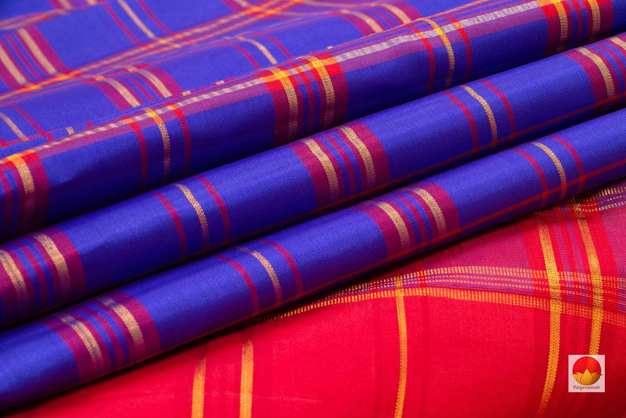 Kanchipuram Silk Saree - Handwoven Pure Silk - Pure Zari - PV SRI 4106 - Silk Sari - Panjavarnam