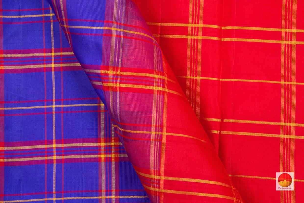 Kanchipuram Silk Saree - Handwoven Pure Silk - Pure Zari - PV SRI 4106 - Silk Sari - Panjavarnam