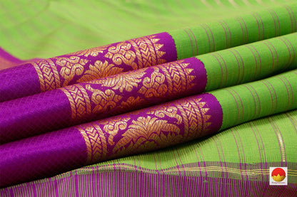 Kanchipuram Silk Saree - Handwoven Pure Silk - Pure Zari - PV SRI 4328 - Silk Sari - Panjavarnam