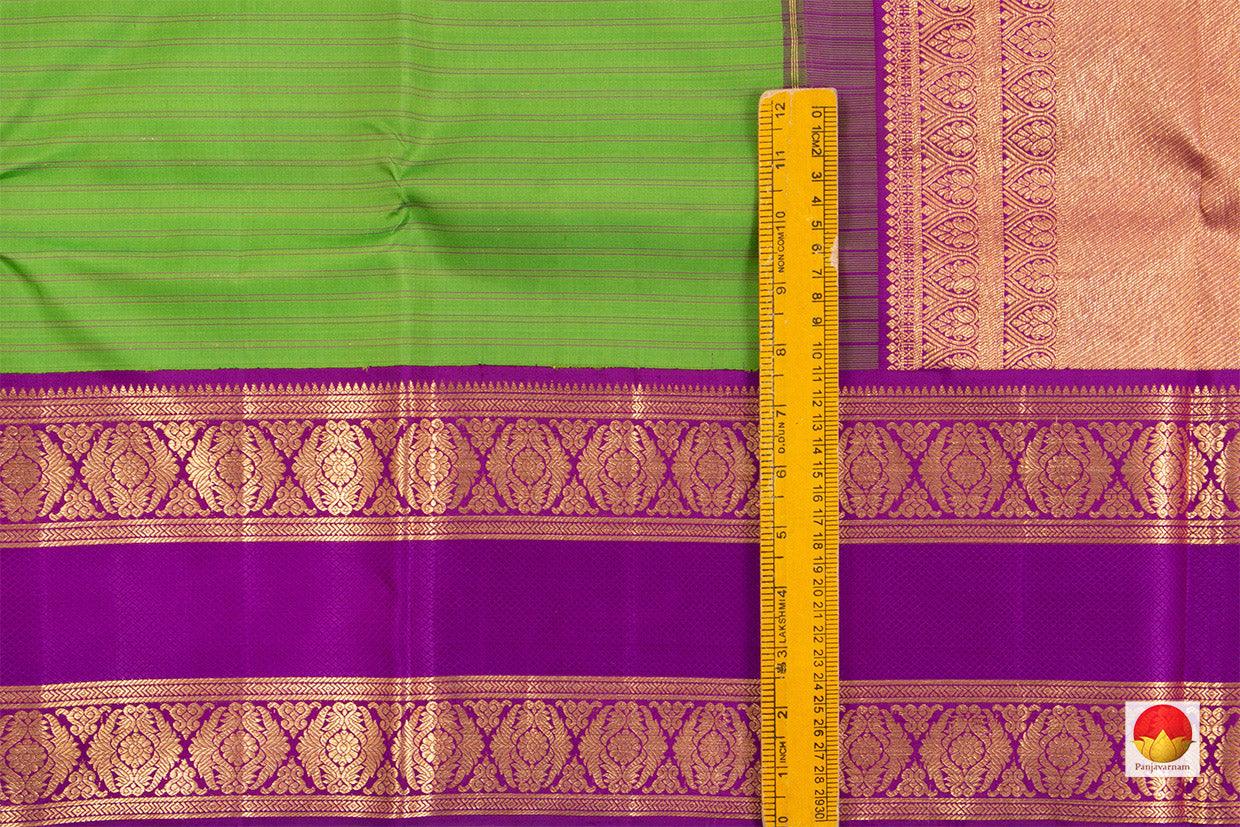 Kanchipuram Silk Saree - Handwoven Pure Silk - Pure Zari - PV SRI 4328 - Silk Sari - Panjavarnam