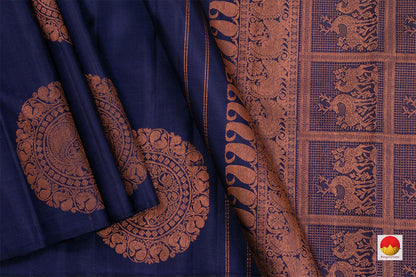 Kanchipuram Silk Saree - Handwoven Pure Silk - Pure Zari - PV SRI 4339 - Silk Sari - Panjavarnam