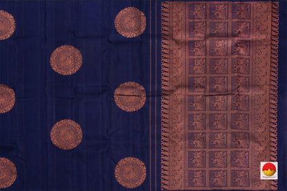 Kanchipuram Silk Saree - Handwoven Pure Silk - Pure Zari - PV SRI 4339 - Silk Sari - Panjavarnam