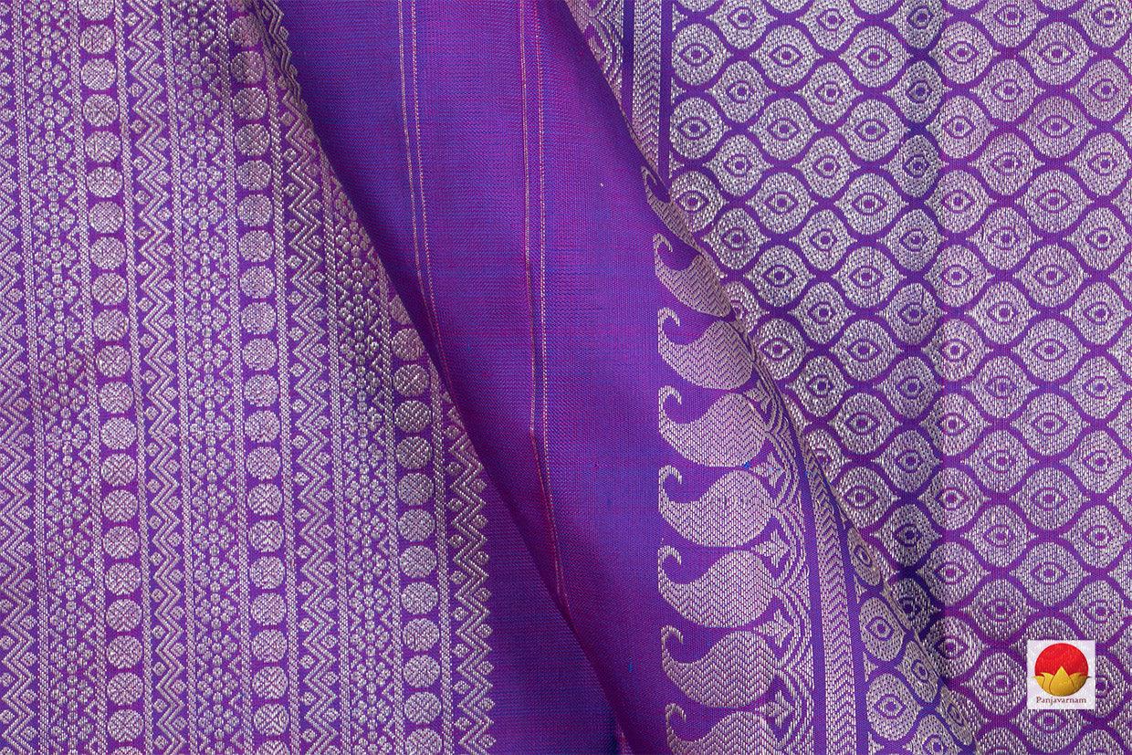 Kanchipuram Silk Saree - Handwoven Pure Silk - Pure Zari - PV SRI 4348 - Saris & Lehengas - Panjavarnam