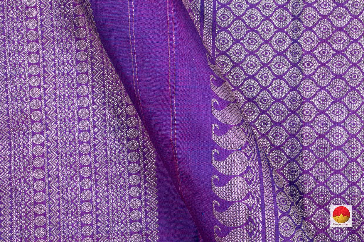 Kanchipuram Silk Saree - Handwoven Pure Silk - Pure Zari - PV SRI 4348 - Saris & Lehengas - Panjavarnam PV SRI 4348