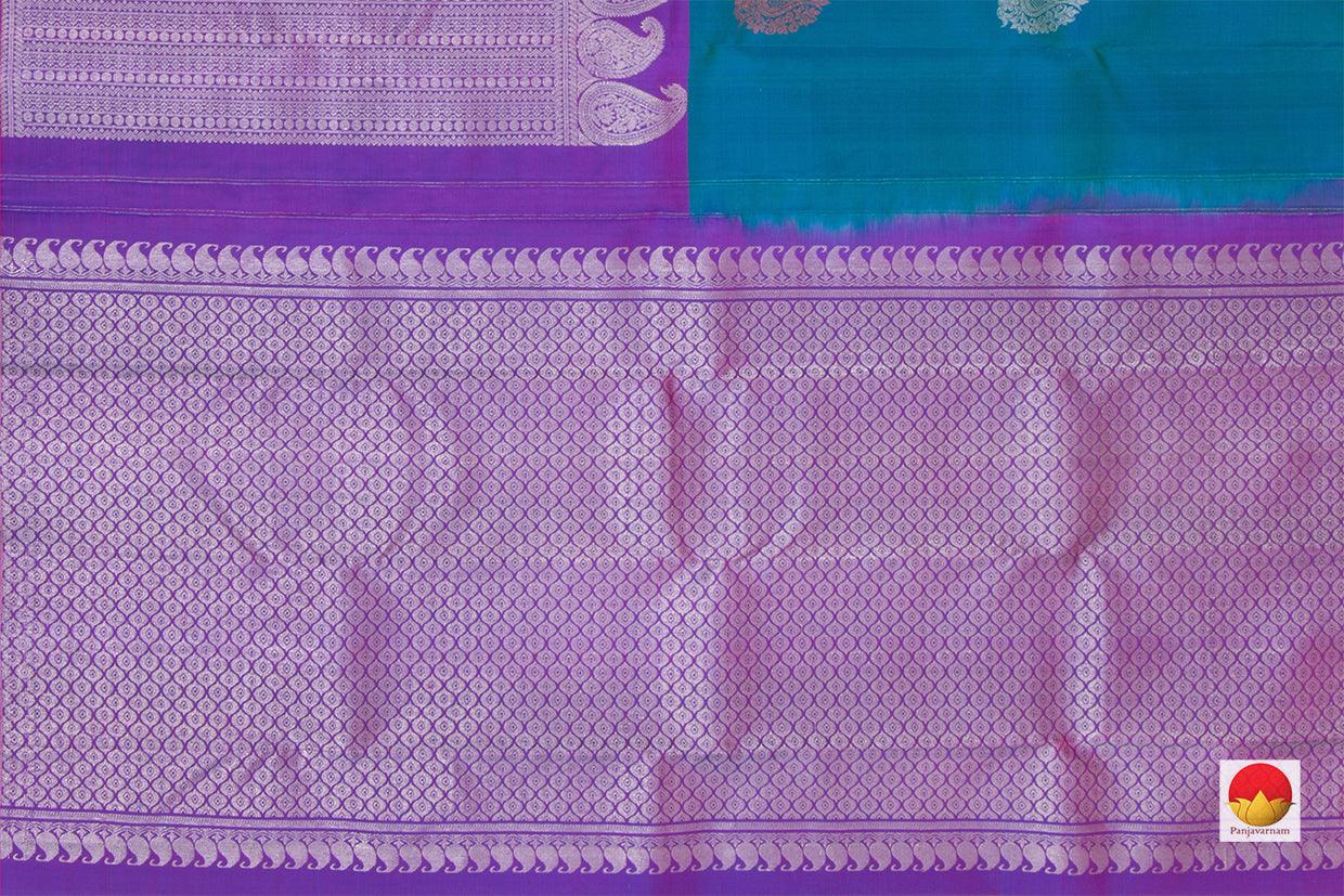 Kanchipuram Silk Saree - Handwoven Pure Silk - Pure Zari - PV SRI 4348 - Saris & Lehengas - Panjavarnam PV SRI 4348