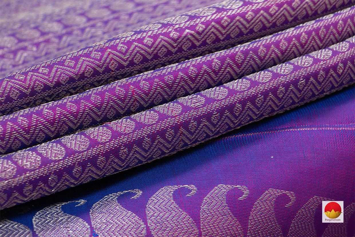 Kanchipuram Silk Saree - Handwoven Pure Silk - Pure Zari - PV SRI 4348 - Saris & Lehengas - Panjavarnam PV SRI 4348