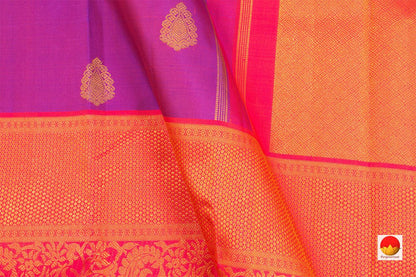 Kanchipuram Silk Saree - Handwoven Pure Silk - Pure Zari - PV SRI 4357 - Silk Sari - Panjavarnam