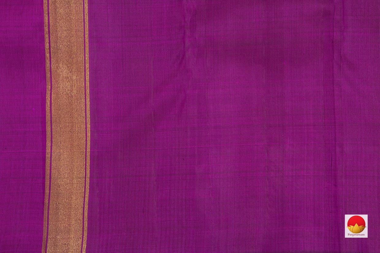 Kanchipuram Silk Saree - Handwoven Pure Silk - Pure Zari - PV SRI 4461 - Silk Sari - Panjavarnam