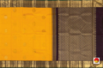 Kanchipuram Silk Saree - Handwoven Pure Silk - Pure Zari - PV SRI 4465 - Silk Sari - Panjavarnam