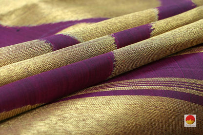 Kanchipuram Silk Saree - Handwoven Pure Silk - Pure Zari - PV SRI 5 - Silk Sari - Panjavarnam