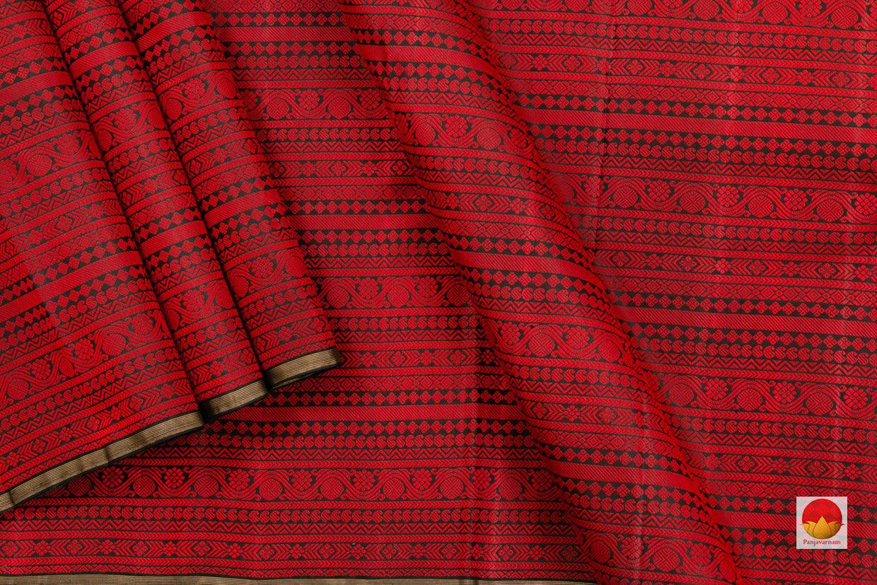 Kanchipuram Silk Saree - Handwoven Pure Silk - Pure Zari - PV SRI 5001 A - Silk Sari - Panjavarnam