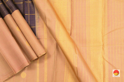 Kanchipuram Silk Saree - Handwoven Pure Silk - Pure Zari - PV SRI 5001 - Silk Sari - Panjavarnam