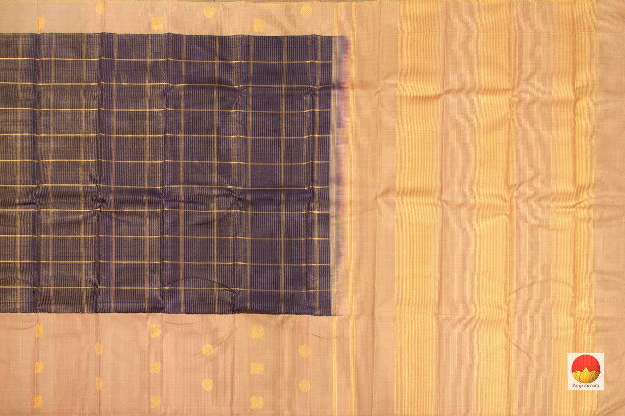 Kanchipuram Silk Saree - Handwoven Pure Silk - Pure Zari - PV SRI 5001 - Silk Sari - Panjavarnam
