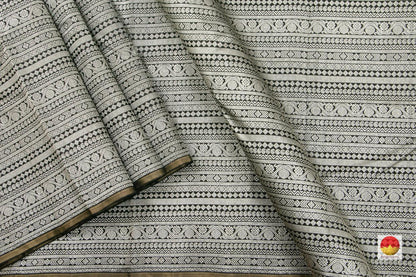 Kanchipuram Silk Saree - Handwoven Pure Silk - Pure Zari - PV SRI 5002 A - Silk Sari - Panjavarnam
