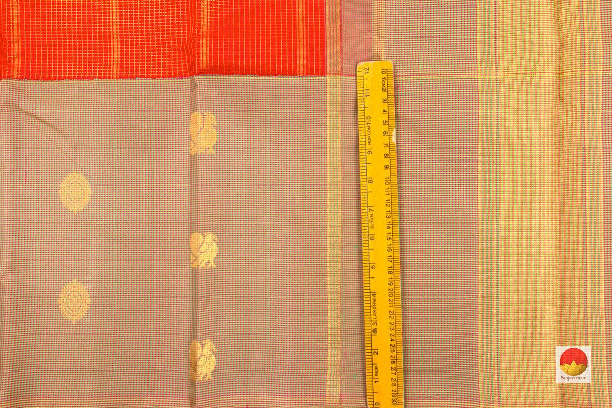 Kanchipuram Silk Saree - Handwoven Pure Silk - Pure Zari - PV SRI 5002 - Silk Sari - Panjavarnam