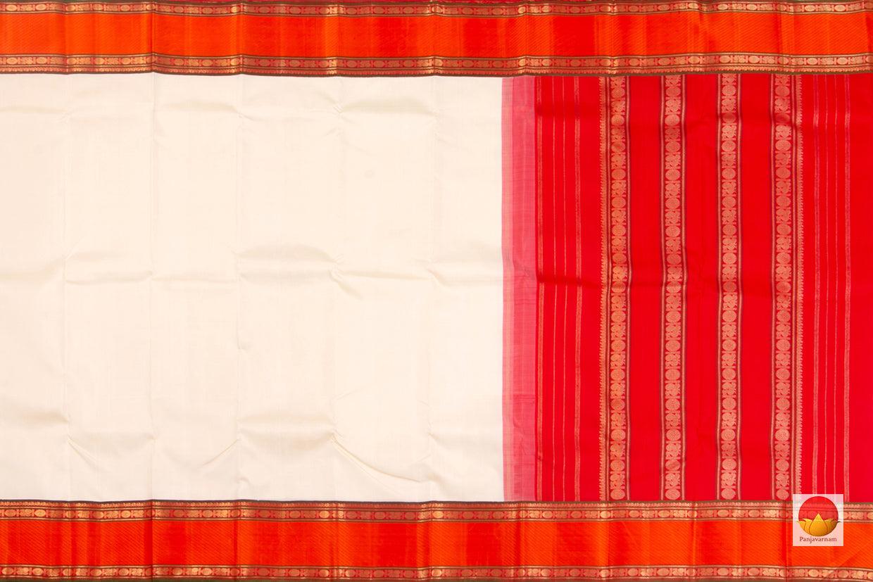 Kanchipuram Silk Saree - Handwoven Pure Silk - Pure Zari - PV SRI 5007 - Silk Sari - Panjavarnam