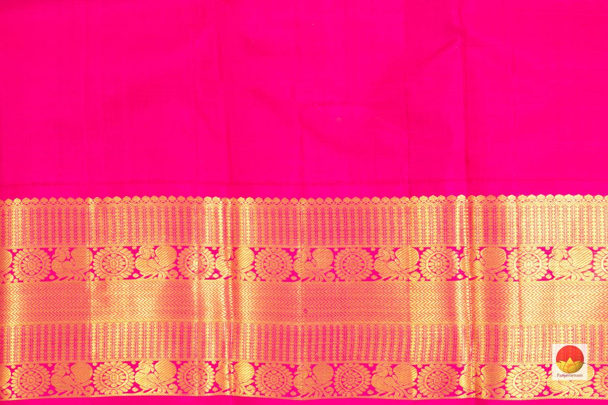 Kanchipuram Silk Saree - Handwoven Pure Silk - Pure Zari - PV SRI 5009 - Archives - Silk Sari - Panjavarnam