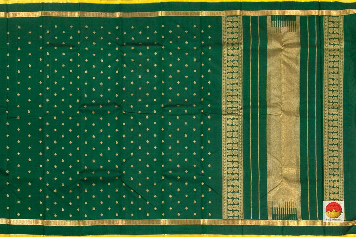 Kanchipuram Silk Saree - Handwoven Pure Silk - Pure Zari - PV SRI 5027 - Silk Sari - Panjavarnam