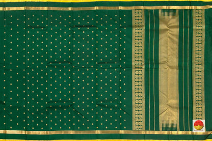 Kanchipuram Silk Saree - Handwoven Pure Silk - Pure Zari - PV SRI 5027 - Silk Sari - Panjavarnam