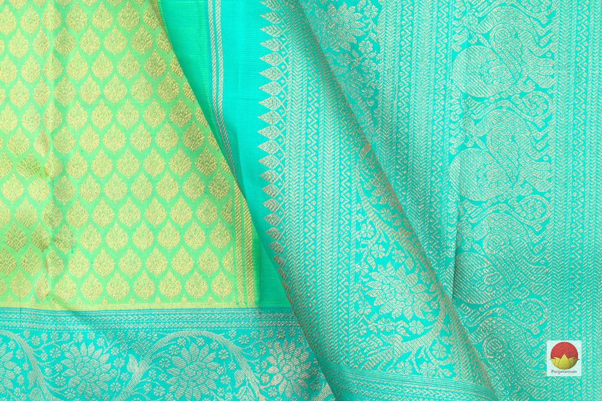Kanchipuram Silk Saree - Handwoven Pure Silk - Pure Zari - PV SRI 5033 - Archives - Silk Sari - Panjavarnam