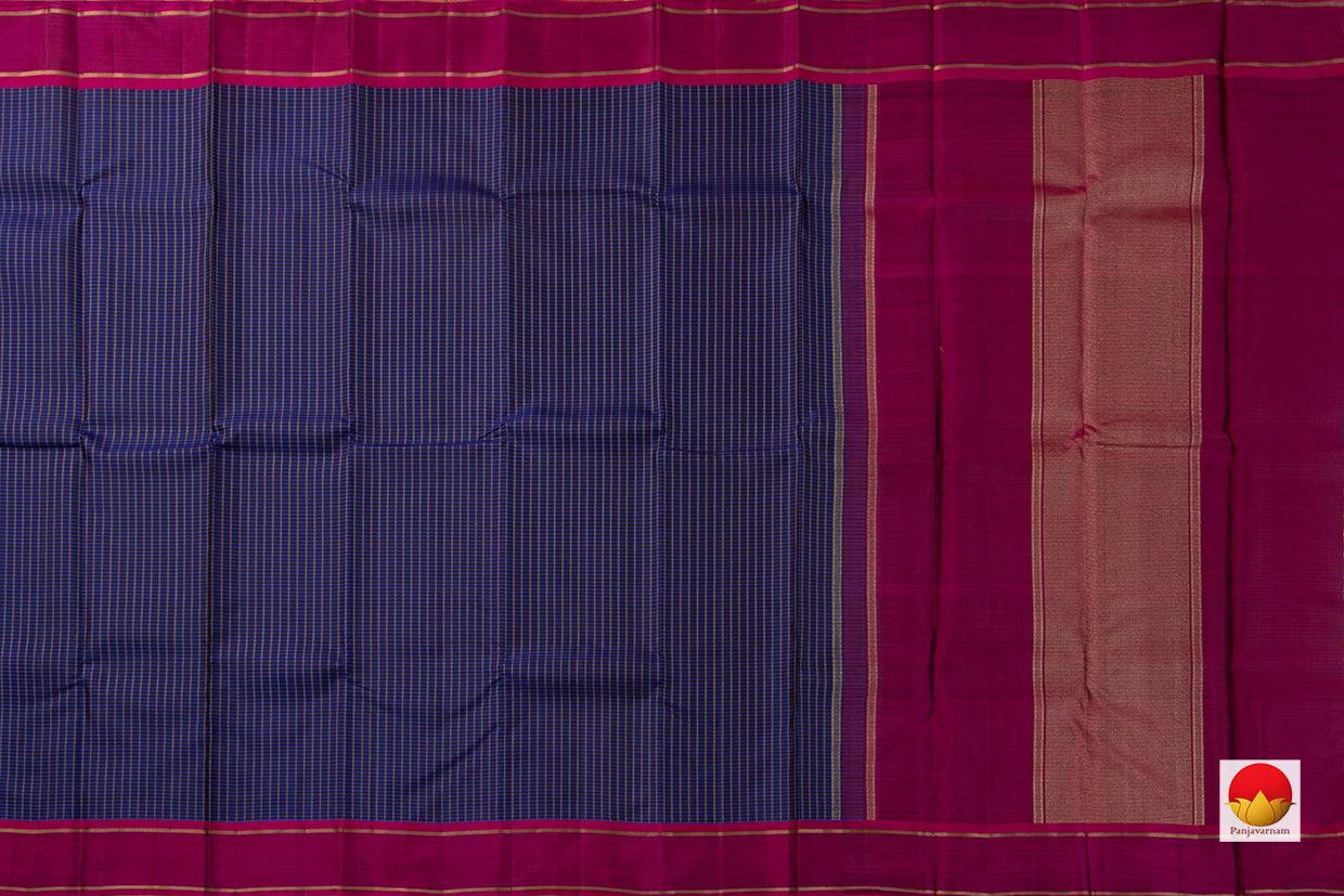 Kanchipuram Silk Saree - Handwoven Pure Silk - Pure Zari - PV SRI 5538 - Silk Sari - Panjavarnam