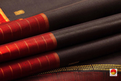Kanchipuram Silk Saree - Handwoven Pure Silk - Pure Zari - PV SRI 5944 - Silk Sari - Panjavarnam