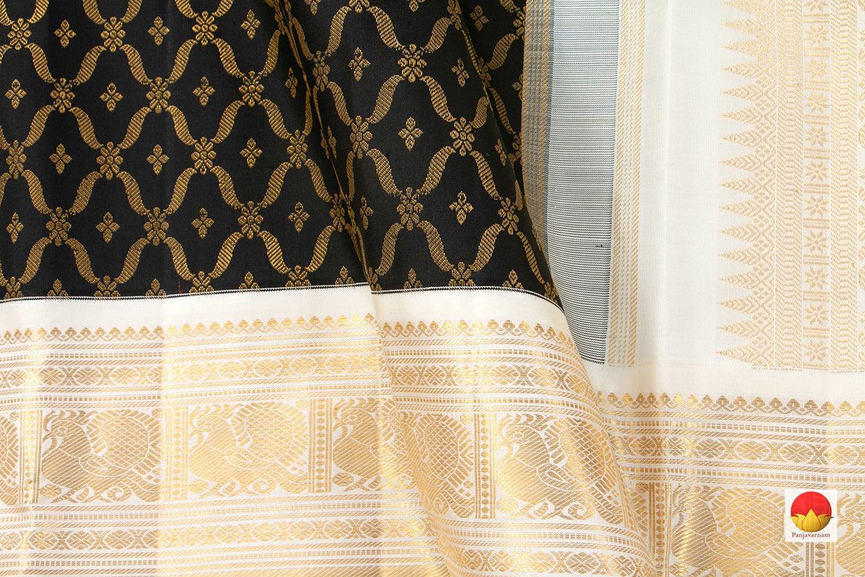 Kanchipuram Silk Saree - Handwoven Pure Silk - Pure Zari - PV SRI 5982 - Silk Sari - Panjavarnam