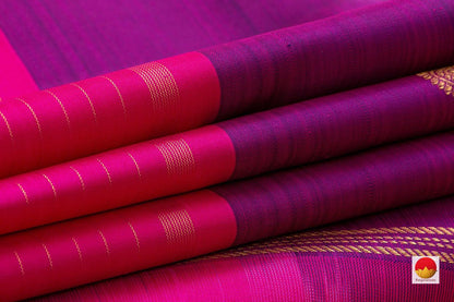 Kanchipuram Silk Saree - Handwoven Pure Silk - Pure Zari - PV SRI 5985 - Silk Sari - Panjavarnam