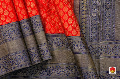 Kanchipuram Silk Saree - Handwoven Pure Silk - Pure Zari - PV SRI 5996 - Silk Sari - Panjavarnam