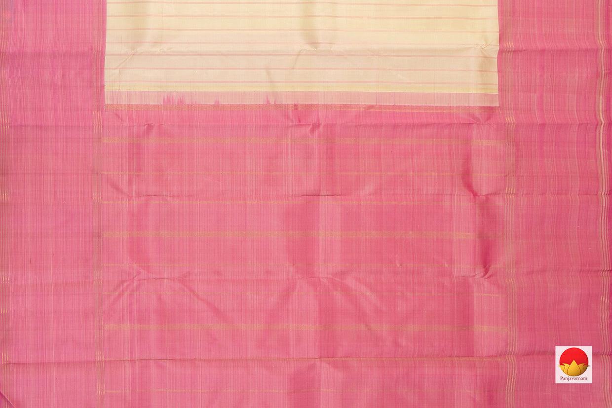 Kanchipuram Silk Saree - Handwoven Pure Silk - Pure Zari - PV SRI 6004 - Silk Sari - Panjavarnam